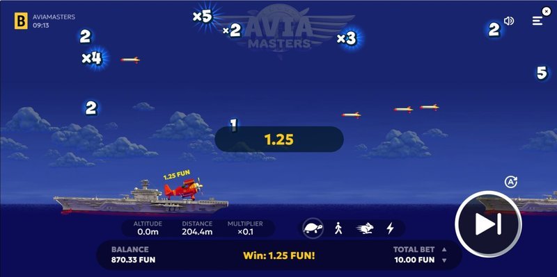 Stürze in die Höhe mit Avia Masters - Der neue Slot-Sensation